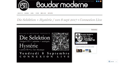 Desktop Screenshot of boudoirmoderne.org