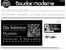 Tablet Screenshot of boudoirmoderne.org